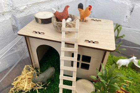 Курица и петух