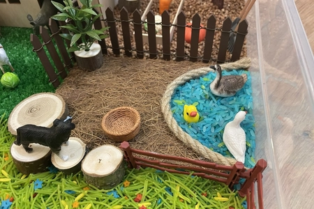 Пруд на ферме